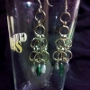 Candy Box Jewelry: Chainmaille Flower Earrings
